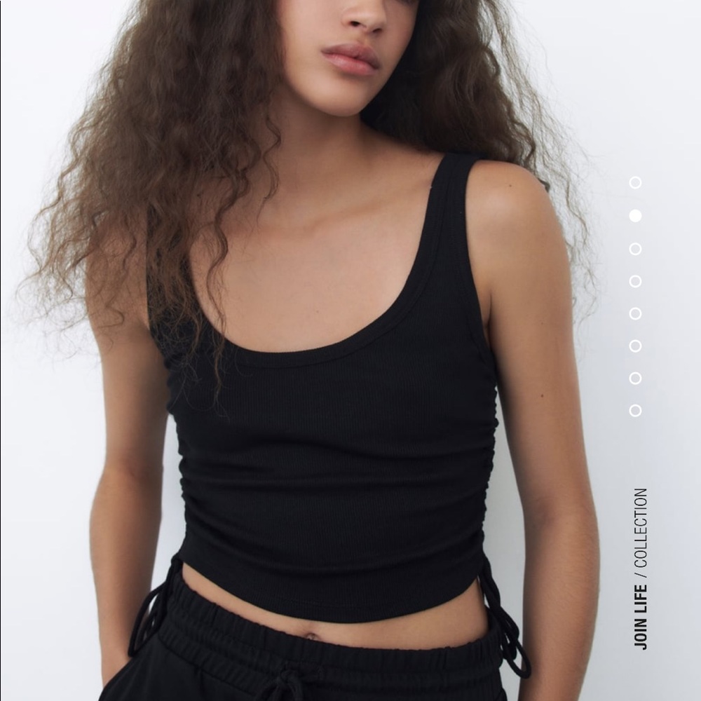 Zara Ruched Tank - Picture 3 of 5